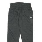 CHAMPION Mens Joggers Black Slim Tapered M W28 L25 Cotton Blend Sports Logo
