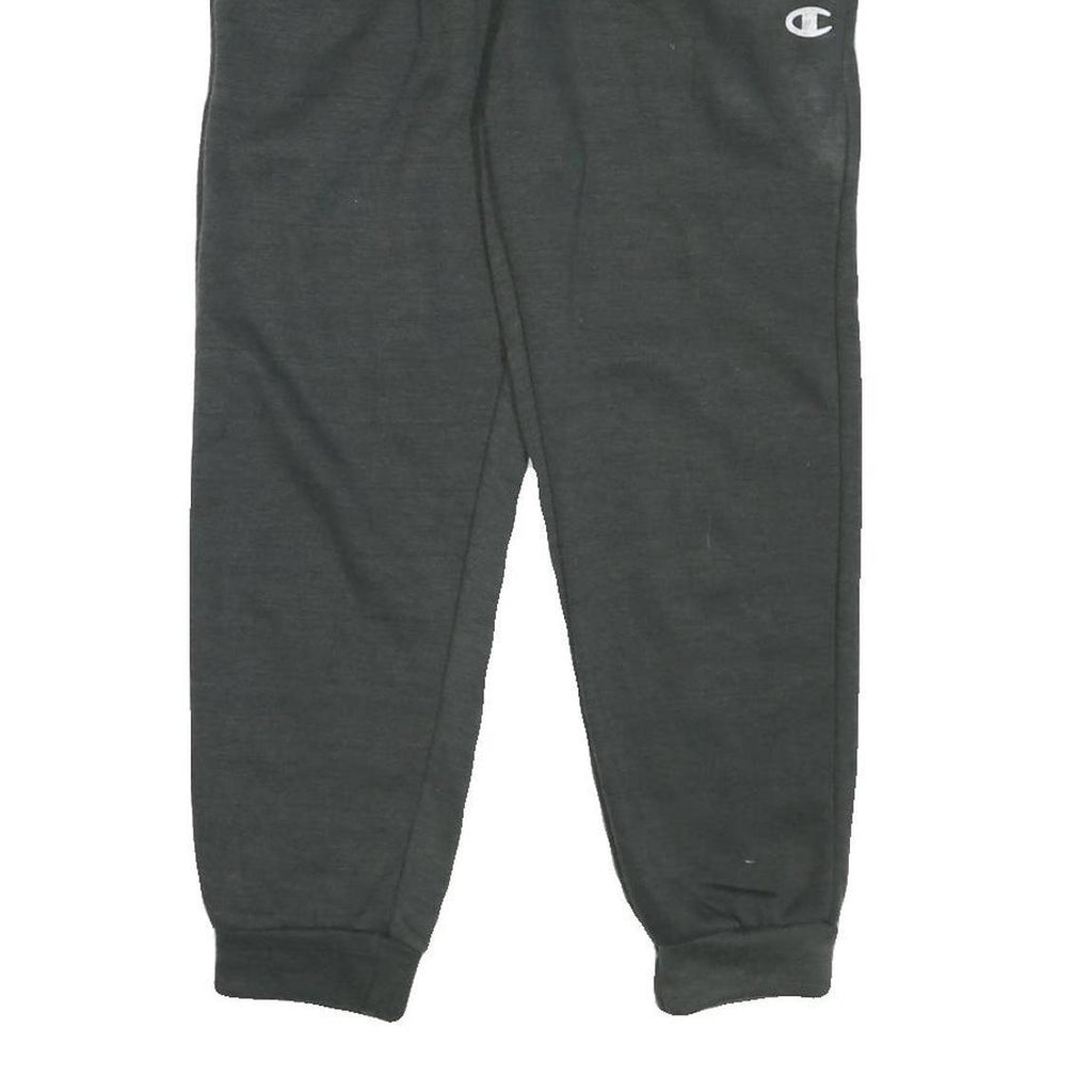 CHAMPION Mens Joggers Black Slim Tapered M W28 L25 Cotton Blend Sports Logo