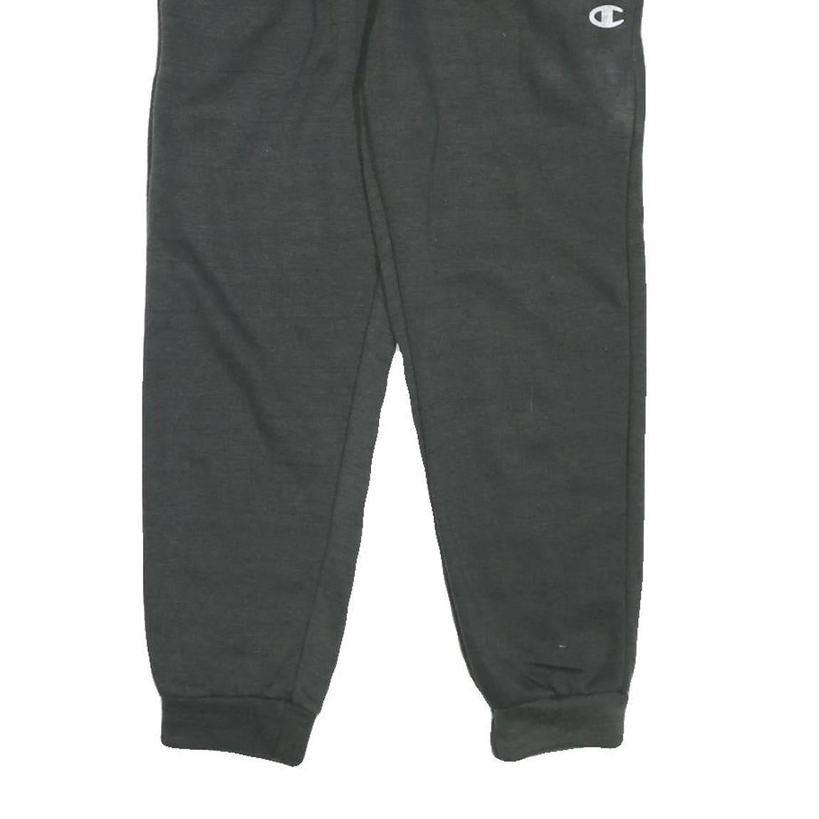 CHAMPION Mens Joggers Black Slim Tapered M W28 L25 Cotton Blend Sports Logo