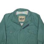 BUSH Mens Green XL Polyester Blend Jacket Zip Pocketed Casual Outdoor