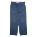 DICKIES Chino Mens Trousers Blue Regular Straight W36 L32