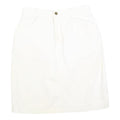 CALVIN KLEIN Womens White Cotton Blend Mini Skirt S Casual Summer