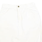 CALVIN KLEIN Womens White Cotton Blend Mini Skirt S Casual Summer
