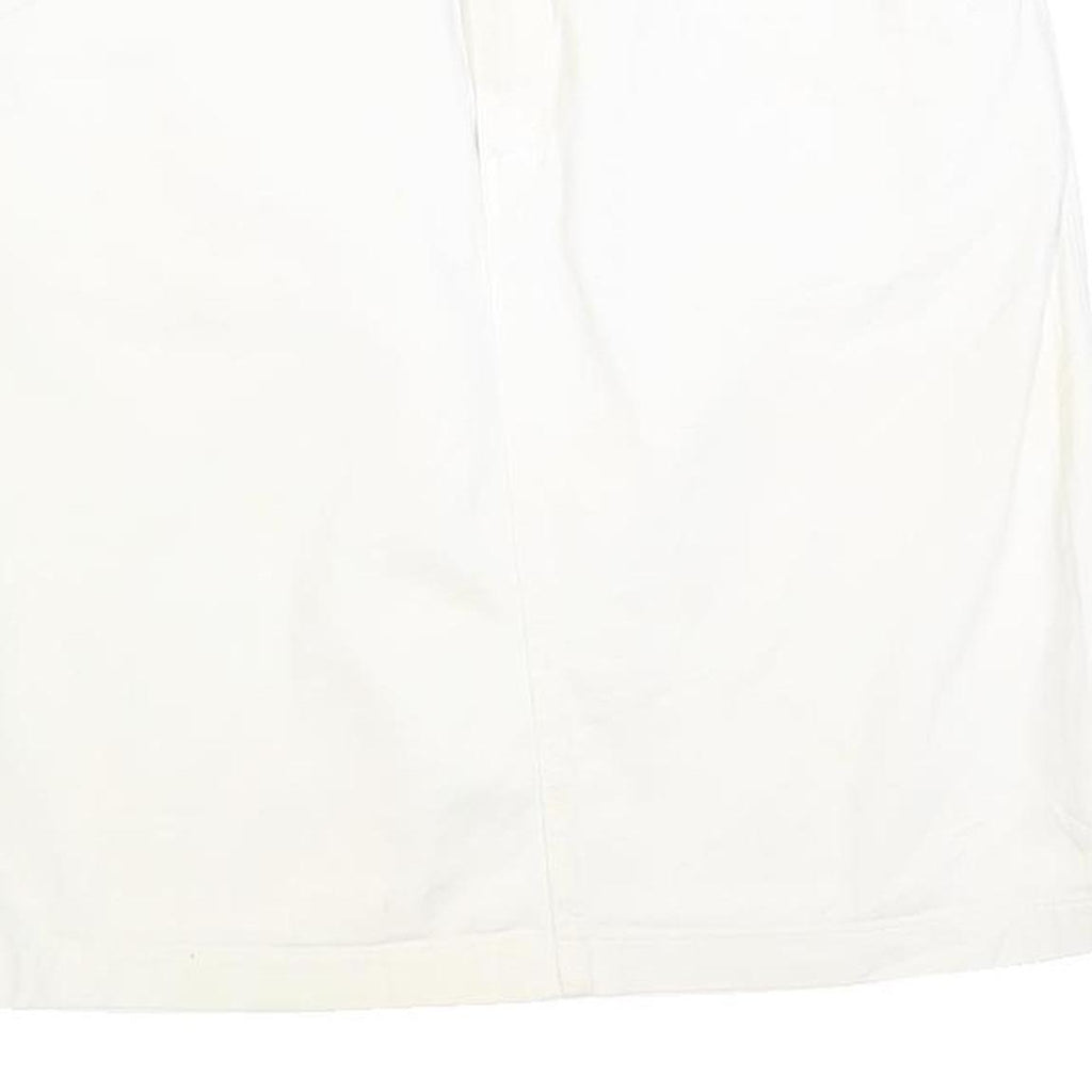 CALVIN KLEIN Womens White Cotton Blend Mini Skirt S Casual Summer