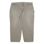 CARHARTT Mens Cotton Blend Beige Regular Fit Straight Leg Trousers W48 L29