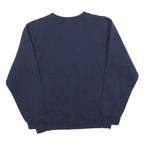 SOFFE Womens Navy Navy Girlfriend Crew Neck Sweatshirt S Cotton Blend Pullover