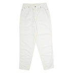 NORWISS Womens Trousers White Regular Straight W30 L31