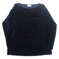 CALIFORNIA DYNASTY Womens Blouse Blue Long Sleeve L