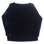 CALIFORNIA DYNASTY Womens Blouse Blue Long Sleeve L