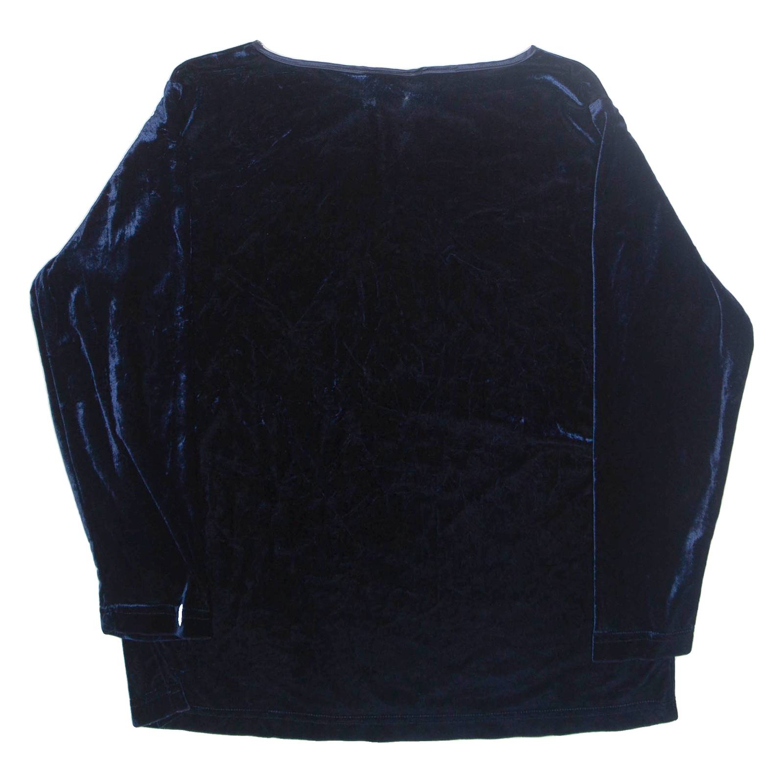 CALIFORNIA DYNASTY Womens Blouse Blue Long Sleeve L
