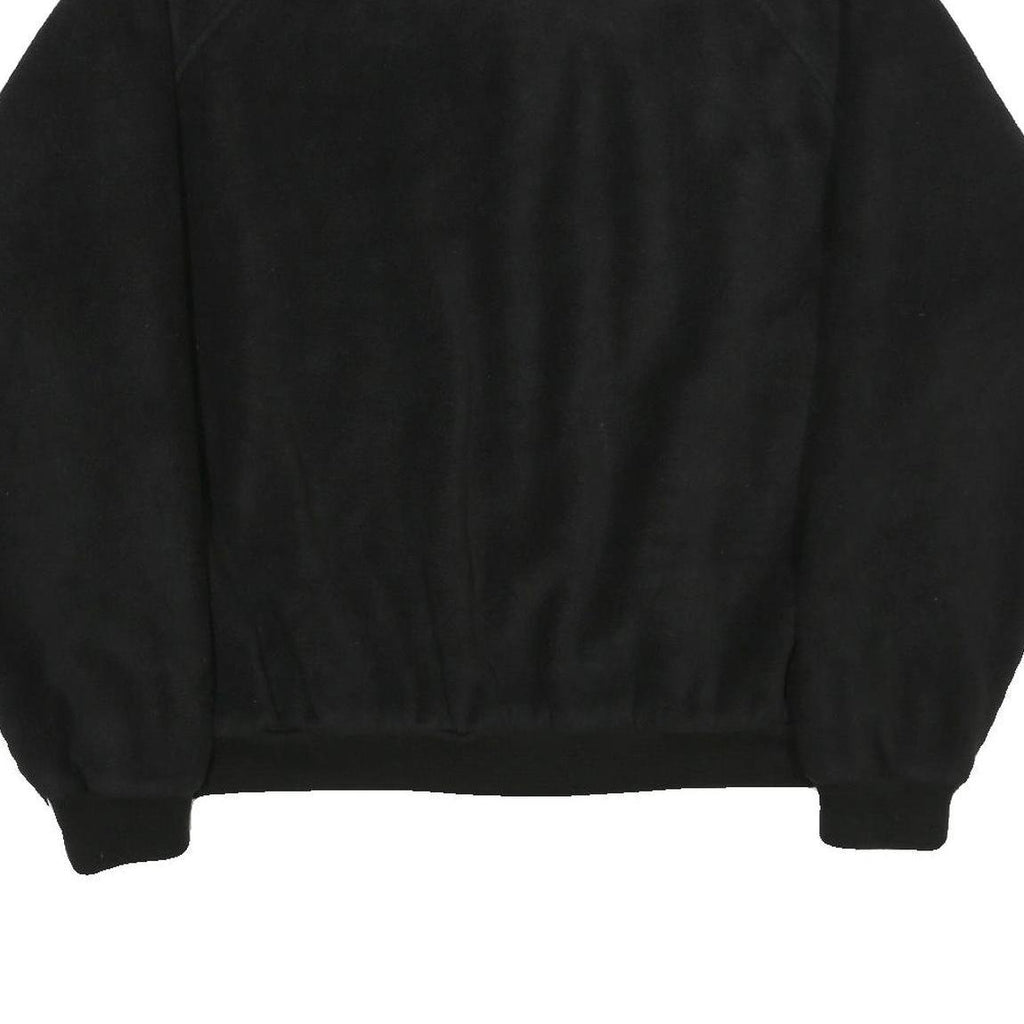 TRI-MOUNTAIN Mens Black Yellow Zip Jacket XL Polyester Plain Outdoor Casual