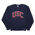 RUSSELL ATHLETIC Mens Navy Blue USC Dentistry Crew Neck M College Sweatshirt