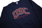 RUSSELL ATHLETIC Mens Navy Blue USC Dentistry Crew Neck M College Sweatshirt