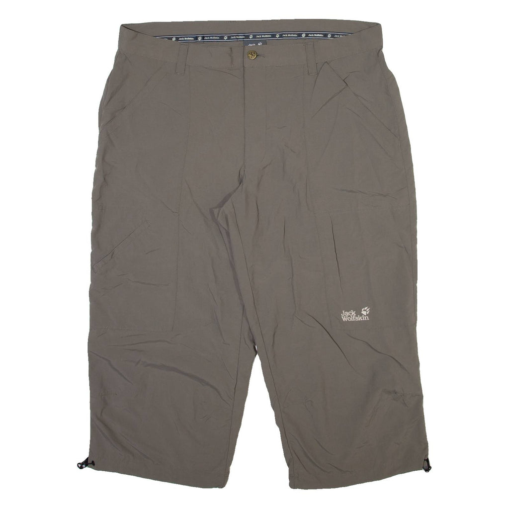 JACK WOLFSKIN Mens Trousers Grey Relaxed Straight W39 L22
