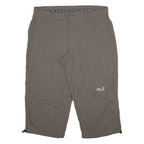 JACK WOLFSKIN Mens Trousers Grey Relaxed Straight W39 L22
