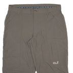 JACK WOLFSKIN Mens Trousers Grey Relaxed Straight W39 L22