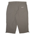 JACK WOLFSKIN Mens Trousers Grey Relaxed Straight W39 L22