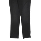 LEVI'S Womens Black Regular Skinny Denim Raw W29 L32 Cotton Blend Zip Jeans