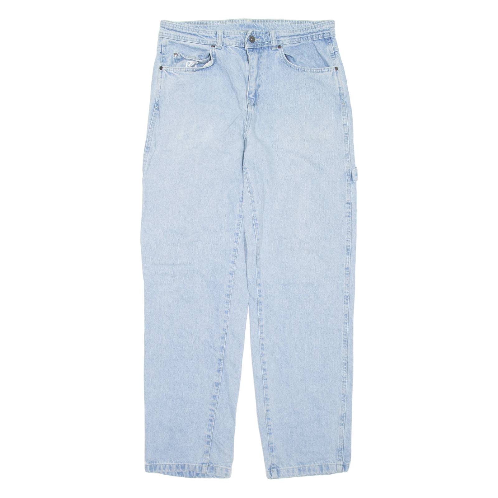 KARL KANI Womens Jeans Blue Regular Straight W33 L32
