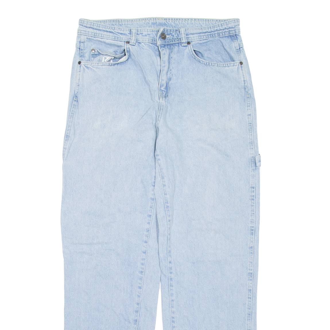 KARL KANI Womens Jeans Blue Regular Straight W33 L32