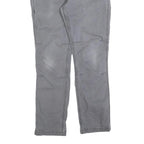 CARHARTT Mens Cotton Blend Grey Regular Straight Leg Trousers W34 L32 Workwear