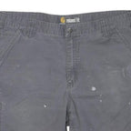 CARHARTT Mens Shorts Grey Relaxed Fit Cargo XL W40 Workwear Utility Durable