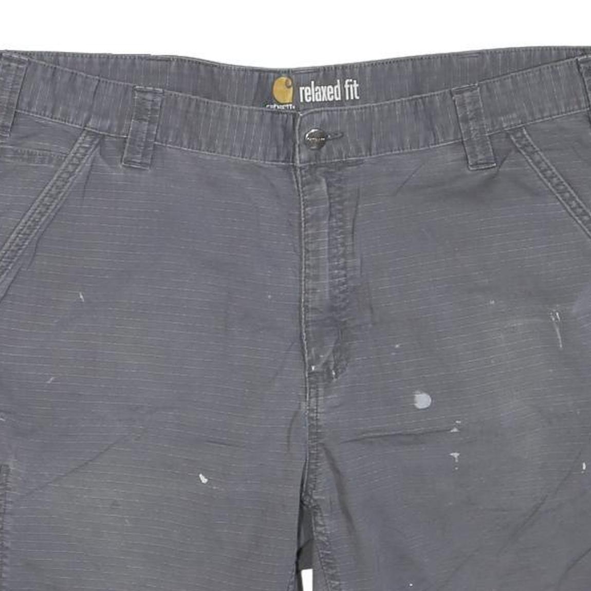 CARHARTT Mens Shorts Grey Relaxed Fit Cargo XL W40 Workwear Utility Durable