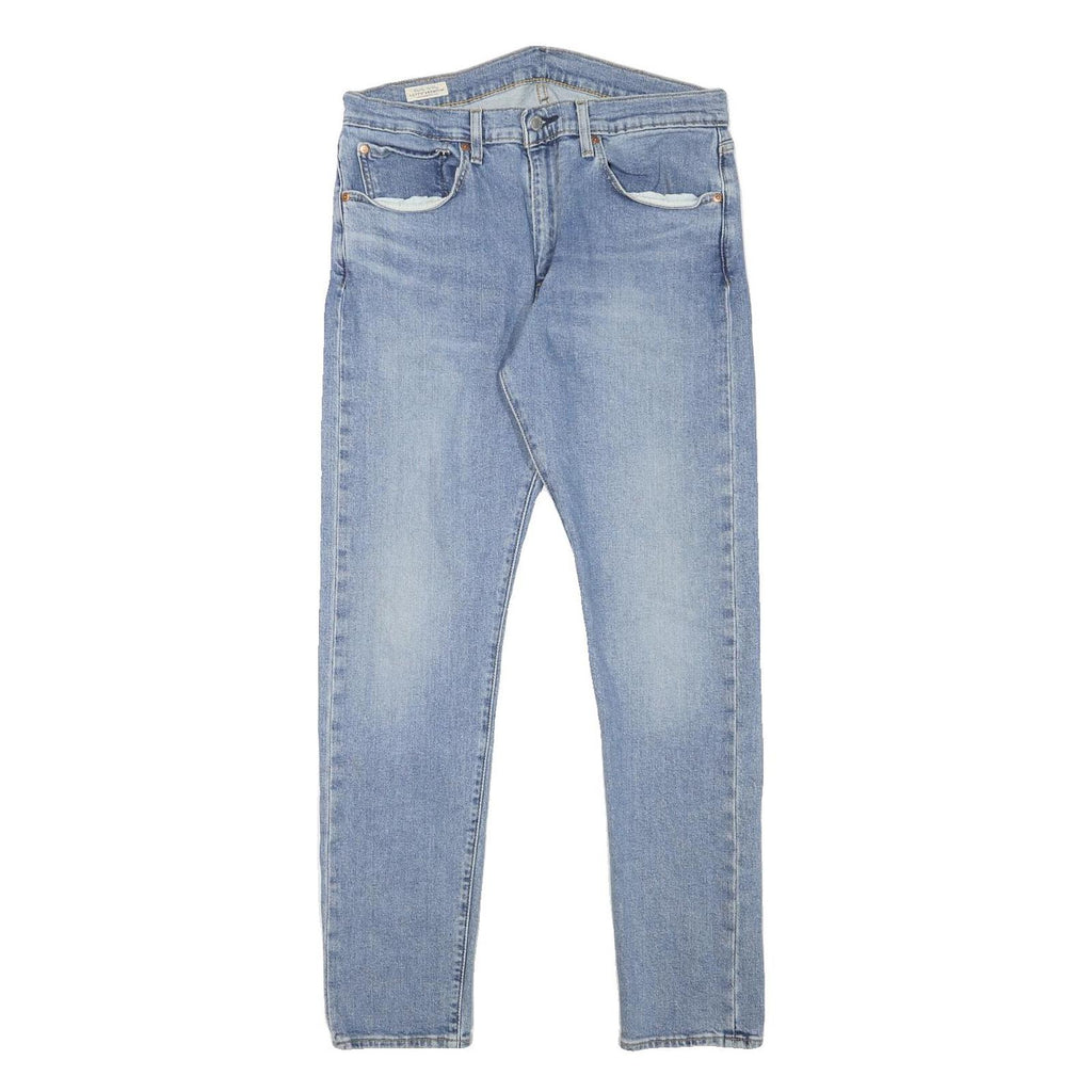 LEVI'S 512 Mens Slim Jeans Blue Denim Light W32 L29 Zip Cotton Blend