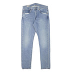 LEVI'S 512 Mens Slim Jeans Blue Denim Light W32 L29 Zip Cotton Blend