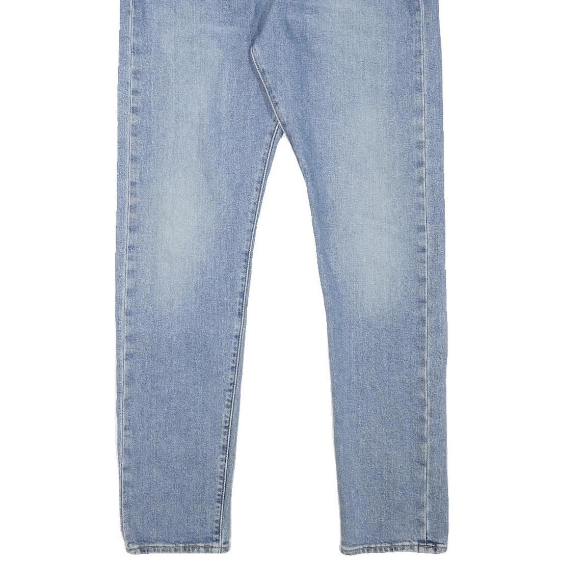 LEVI'S 512 Mens Slim Jeans Blue Denim Light W32 L29 Zip Cotton Blend