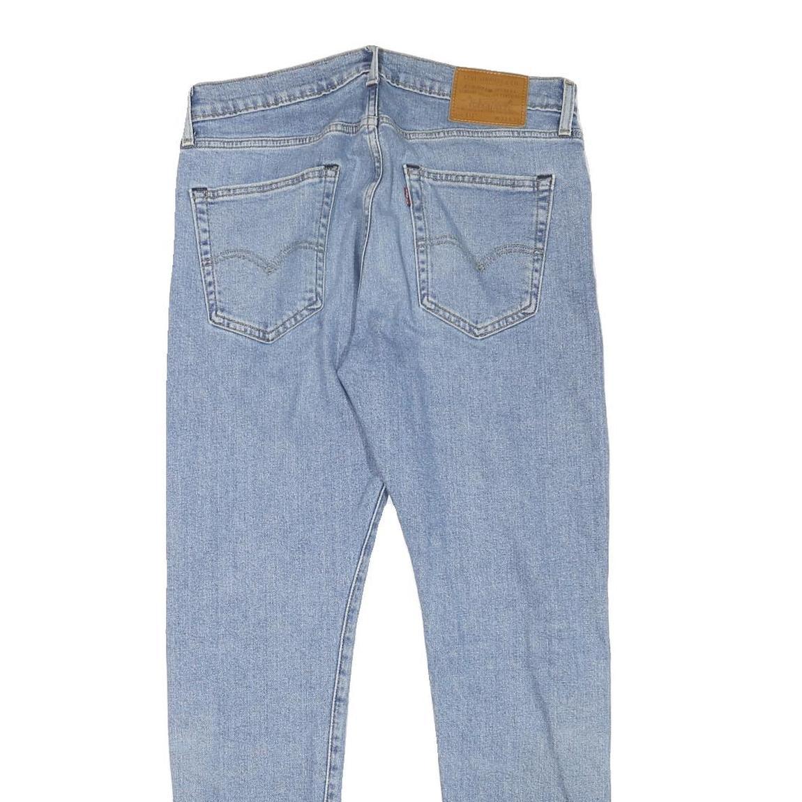 LEVI'S 512 Mens Slim Jeans Blue Denim Light W32 L29 Zip Cotton Blend