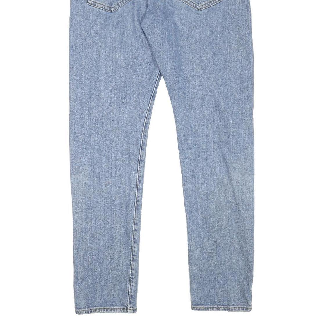 LEVI'S 512 Mens Slim Jeans Blue Denim Light W32 L29 Zip Cotton Blend