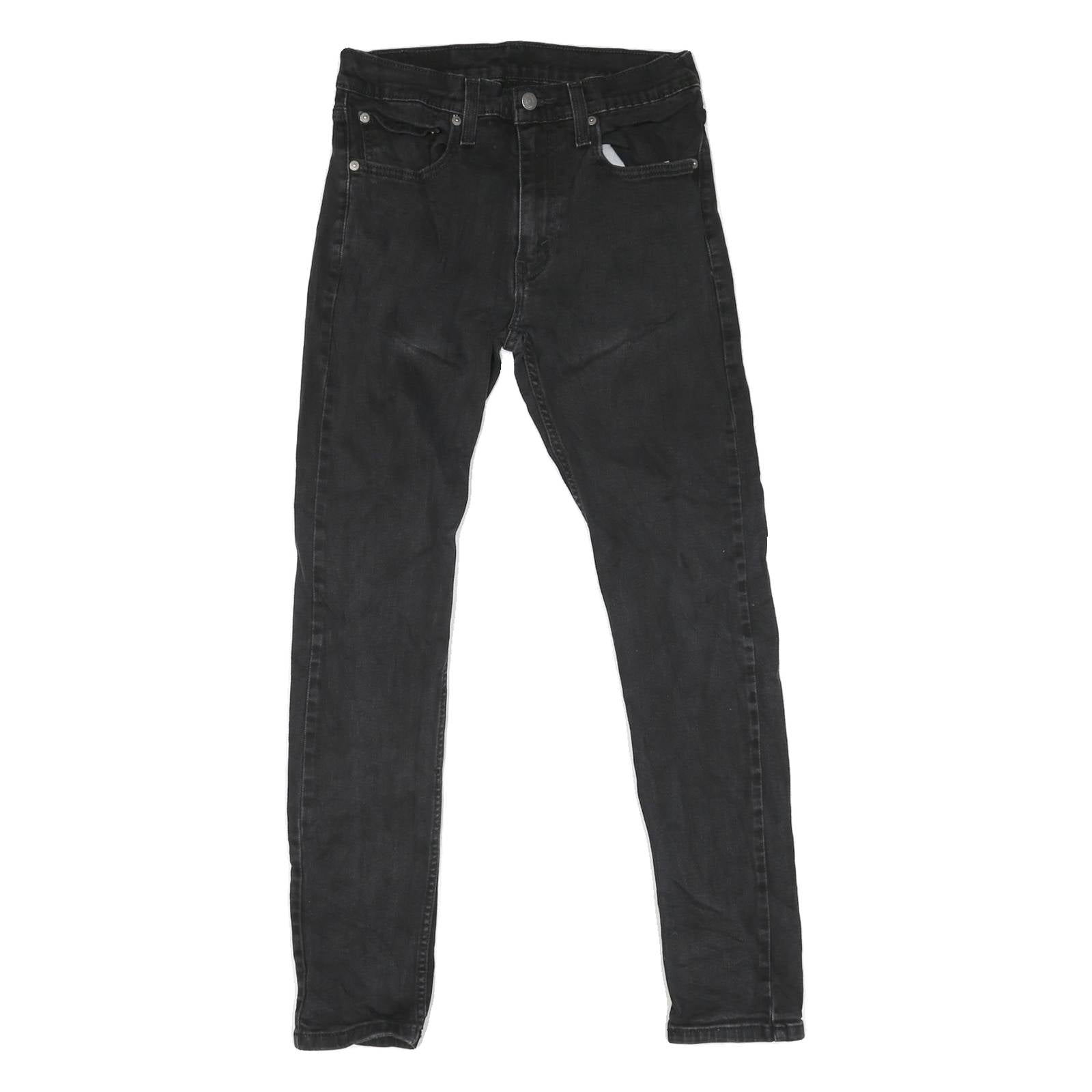 LEVI'S Womens Slim 512 Bootcut Denim Black Jeans Cotton Blend W28 L28 Classic