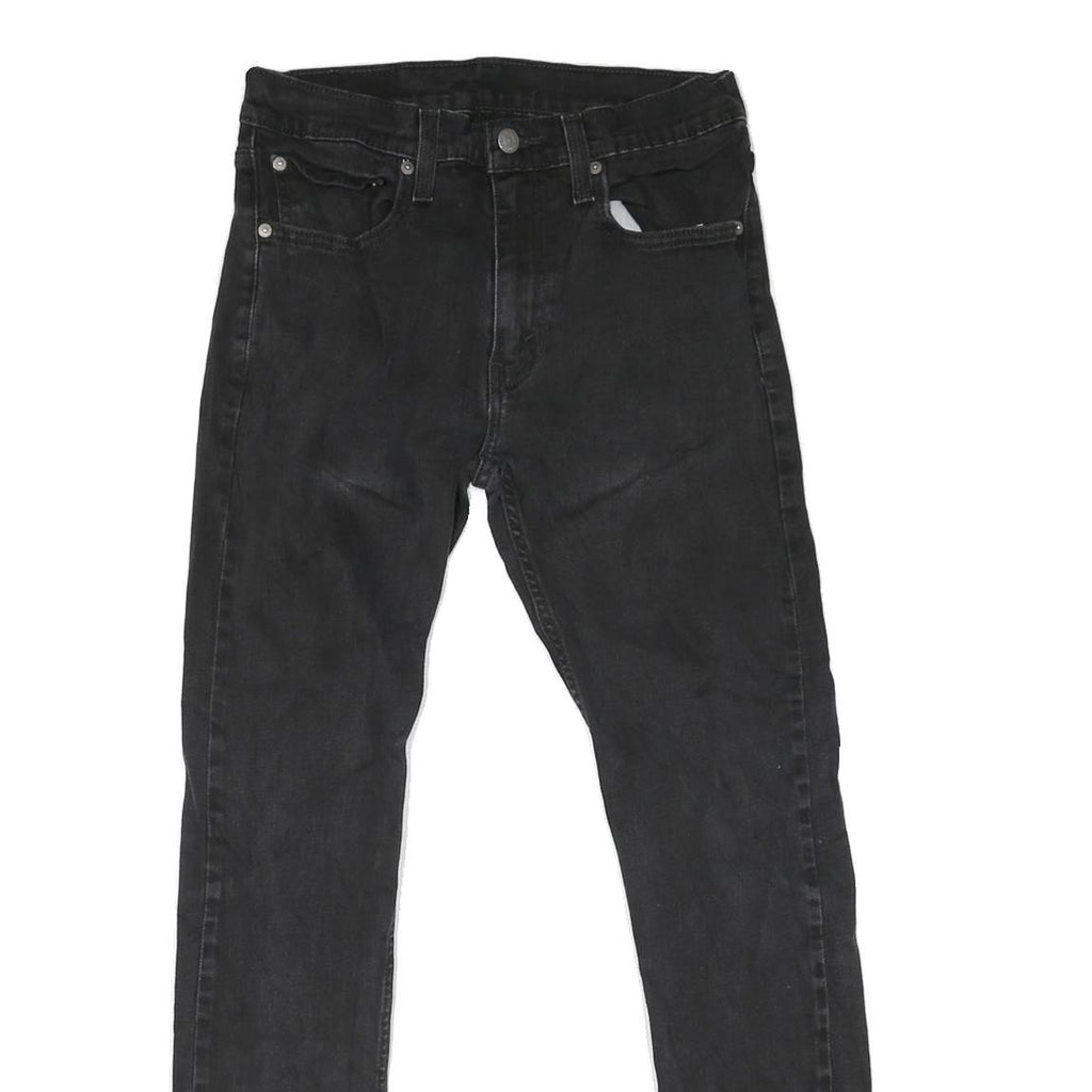 LEVI'S Womens Slim 512 Bootcut Denim Black Jeans Cotton Blend W28 L28 Classic