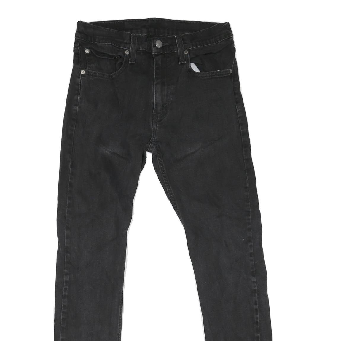 LEVI'S Womens Slim 512 Bootcut Denim Black Jeans Cotton Blend W28 L28 Classic