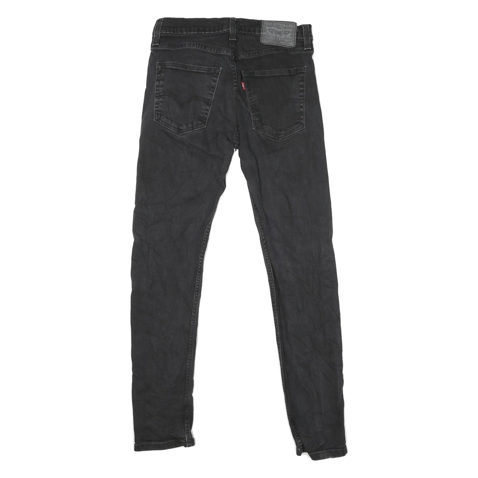 LEVI'S Womens Slim 512 Bootcut Denim Black Jeans Cotton Blend W28 L28 Classic