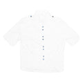 Womens Printed Blouse White Spotted M