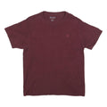 CHAMPION Mens Maroon Graphic T-Shirt M Short Sleeve Crew Neck Classic Cotton