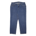 LEE Mens Blue Regular Fit Straight Denim Jeans W37 L32 Classic Cotton Zip