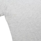 CHAMPION Mens Grey Long Sleeve Plain L Cotton Blend Polo Shirt Casual Layer