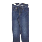 LEVI'S 721 Womens Jeans Blue Slim Skinny Denim Light W26 L30 Skinny Fit Zip