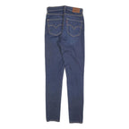 LEVI'S 721 Womens Jeans Blue Slim Skinny Denim Light W26 L30 Skinny Fit Zip