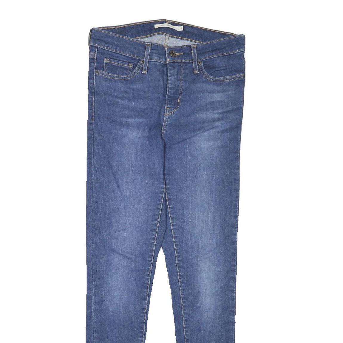 LEVI'S Womens Jeans Blue Slim Skinny Denim Medium W28 L28 Zip Cotton Blend