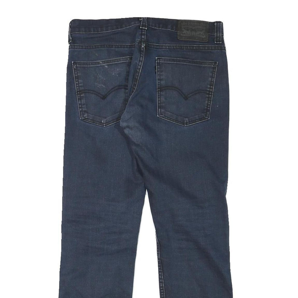 LEVI'S Mens Jeans Blue Regular Straight Denim W32 L29 Classic Style Zip Closure