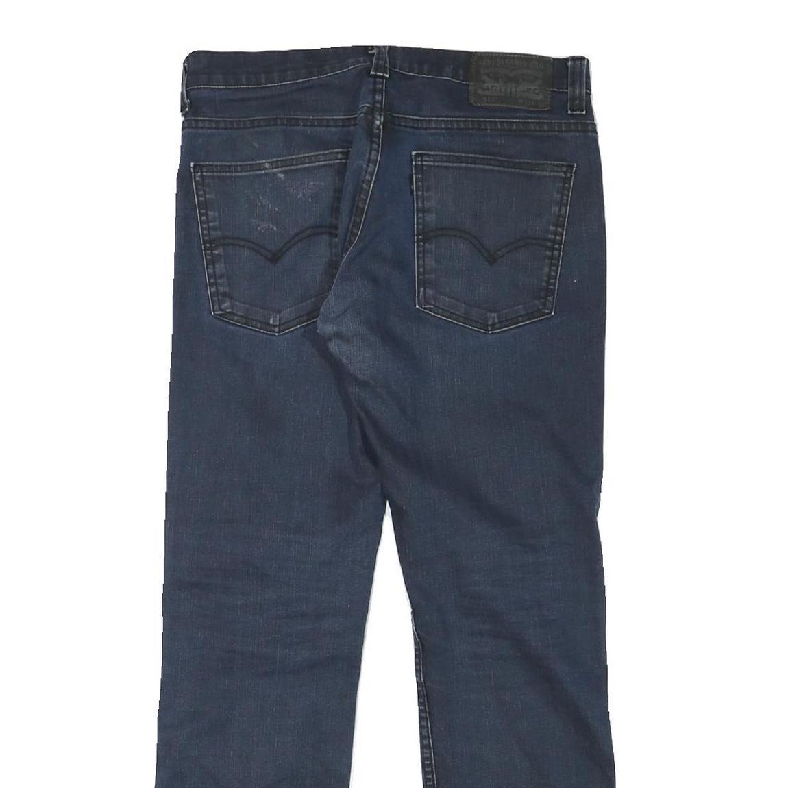 LEVI'S Mens Jeans Blue Regular Straight Denim W32 L29 Classic Style Zip Closure