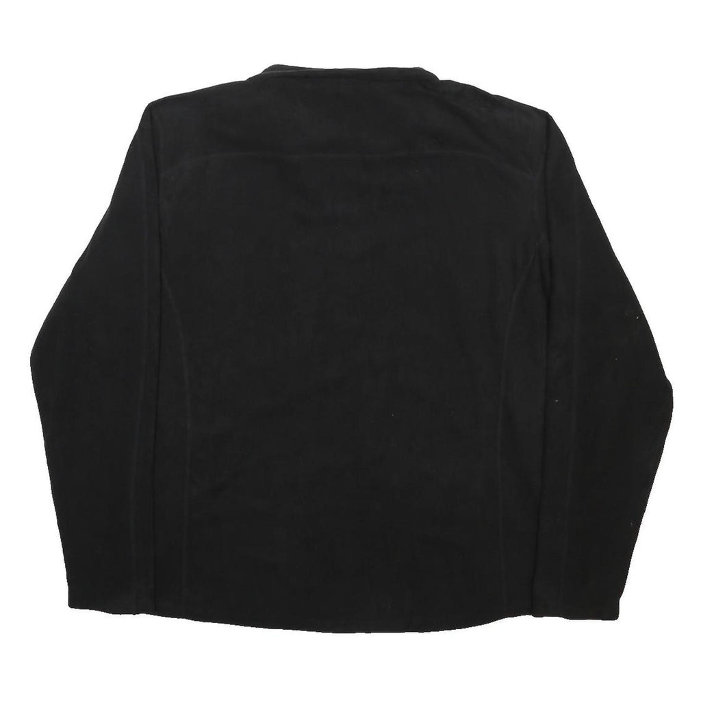 PORT AUTHORITY Mens Black NHL Pullover Plain Crew Neck Basic Knit 2XL Zip Jumper