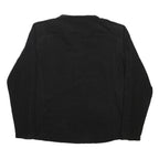 PORT AUTHORITY Mens Black NHL Pullover Plain Crew Neck Basic Knit 2XL Zip Jumper