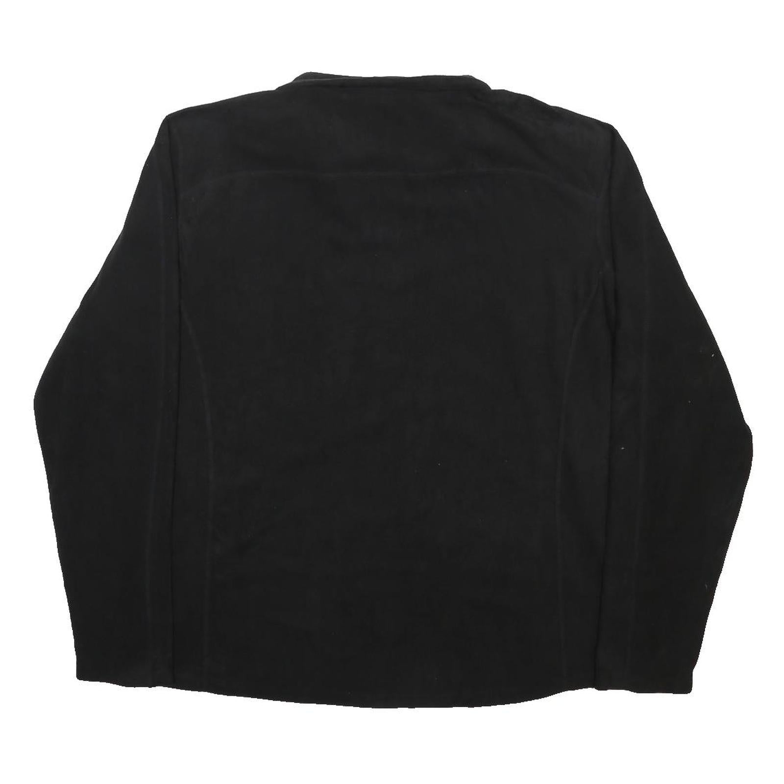 PORT AUTHORITY Mens Black NHL Pullover Plain Crew Neck Basic Knit 2XL Zip Jumper