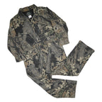 WOLF MOUNTAIN Mens Camouflage Cotton Blend Dungarees L W42 L27 Outdoor Work Fit
