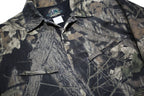 WOLF MOUNTAIN Mens Camouflage Cotton Blend Dungarees L W42 L27 Outdoor Work Fit